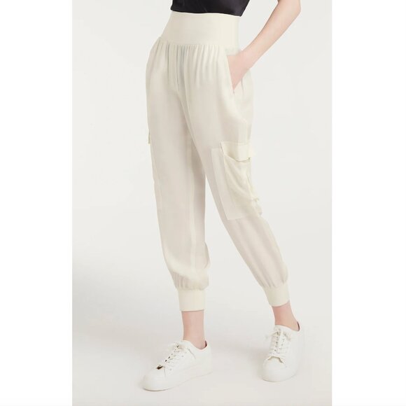 cinq a sept Pants - Cinq a Sept Giles Crop Cargo Jogger Pant